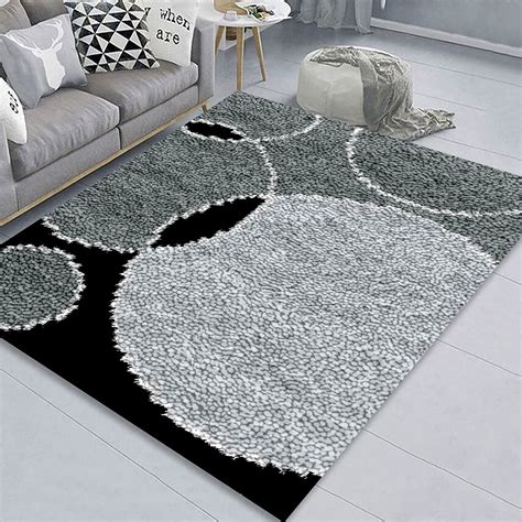 ZIVER Grande Taille Kit Tapis au Point Noué Kit de Tapis de Crochet