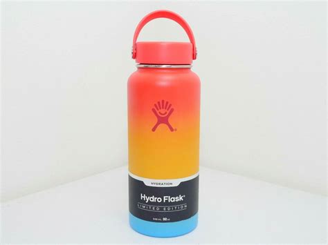 Купить Столовые бутылки And фляги Keiki Rainbow 32oz Wide Mouth Hydro Flask Hawaii Shave Ice