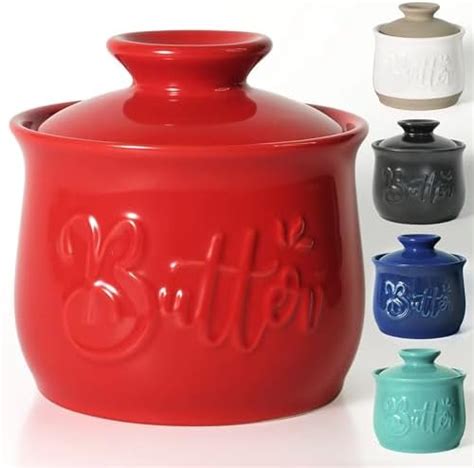 Amazon Pottery Butter Keeper Crock Butter Crock Red French Butter