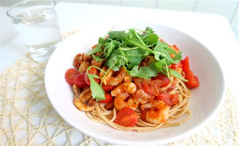 Gezonde Pasta Met Garnalen En Tomaat Optima Vita