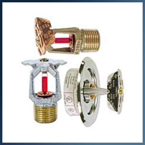 Tyco Horizontal And Vertical Sidewall Sprinklers Standard Response