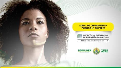 Semulher Realiza Chamamento Para Edital Para Fortalecimento De