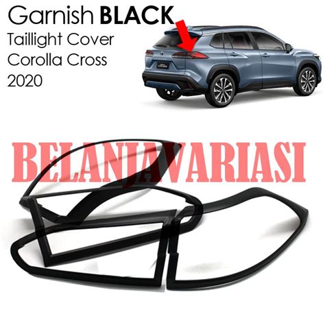 Jual Corolla Cross Taillight Lampu Belakang Garnish Black Hitam