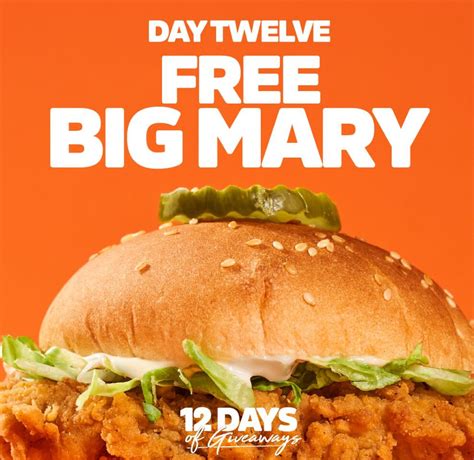 Mary Browns Free Big Mary Sandwich Chicken Burger Today Only