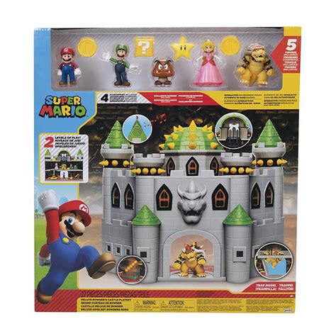 Super Mario Deluxe Playset Bowser Castle Playroom Cr