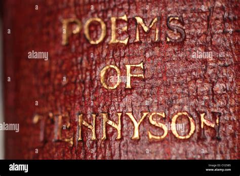 Tennyson Poetry Poems Hi Res Stock Photography And Images Alamy