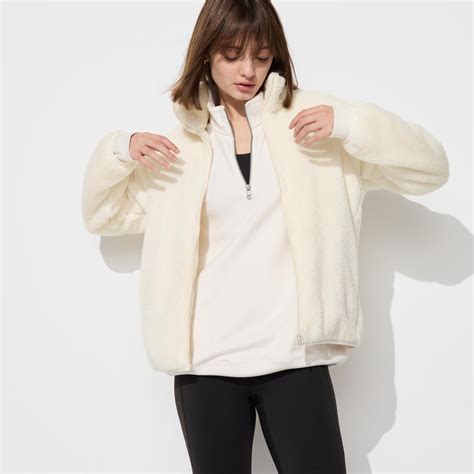 Uniqlo Fluffy Yarn Fleece Full Zip Jacket Stylehint