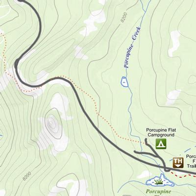 Yosemite Falls, California 7.5 Minute Topographic Map map by Apogee ...