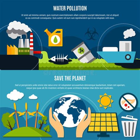 Pollution And Ecology Infographics Stock Vector Illustration Of