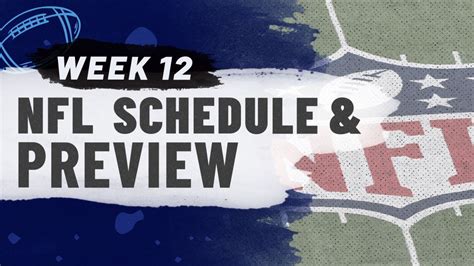 NFL Week 12 schedule and key games to watch – NBC 7 San Diego