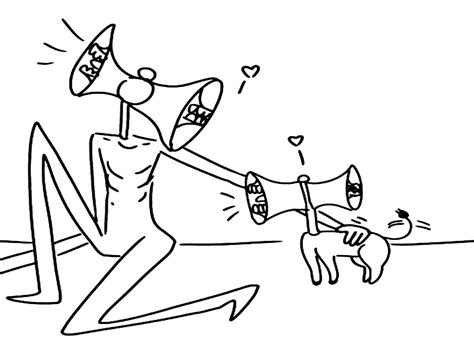 Siren Head Coloring Sheet Siren Head Coloring Pages Coloring Pages