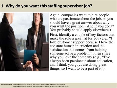 Top 10 Staffing Supervisor Interview Questions And Answers