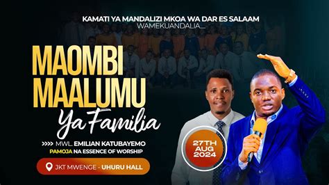 LIVE IBADA YA MAOMBI MAALUMU I JKT HALL I MWENGE I Mwl Emilian