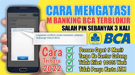 Cara Mengatasi M Banking Bca Terblokir Salah Memasukkan Pin Kali