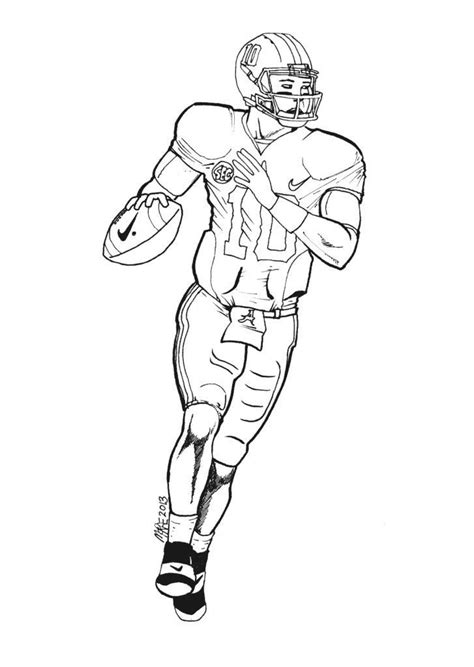 Cam Newton Coloring Pages