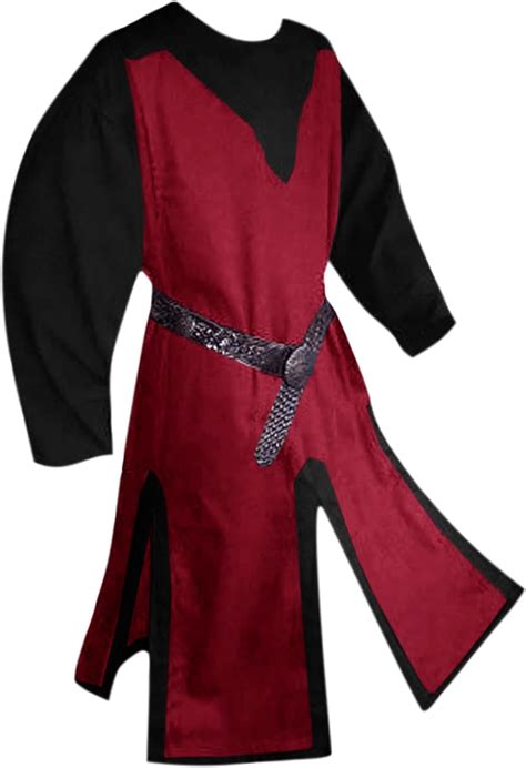 Bbalizko Mens Medieval Costume Renaissance Templar Tunic