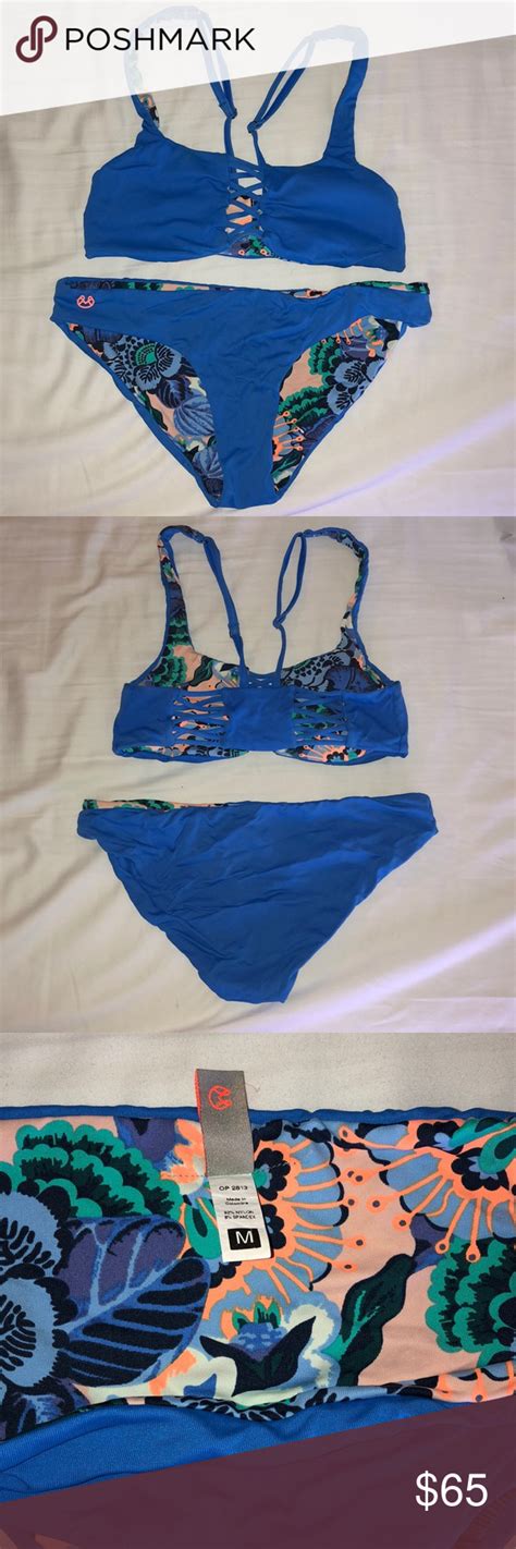 Maaji Reversible Bikini Reversible Bikinis Bikinis Blue Bikini