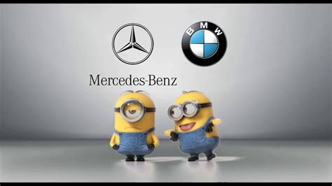 Mercedes Benz Vs Bmw Minions Style Youtube