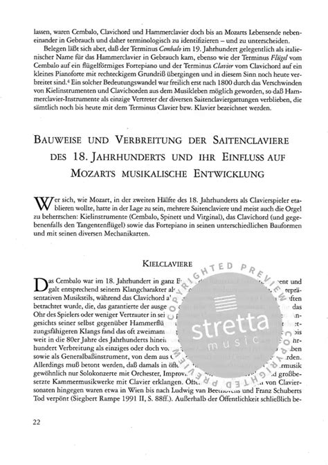 Mozarts Claviermusik Von Siegbert Rampe Im Stretta Noten Shop Kaufen