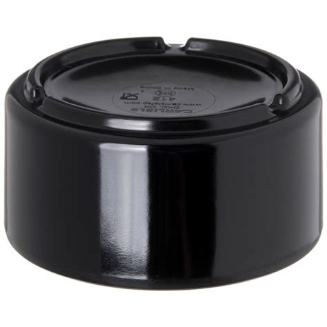 Carlisle Oz Black Straight Sided Melamine Ramekin Case