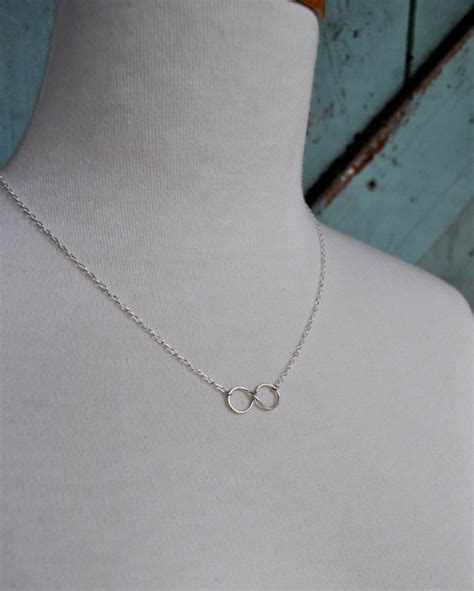 Infinity Necklace. Symbol. Delicate. Petite. Small. Elegant. - Etsy