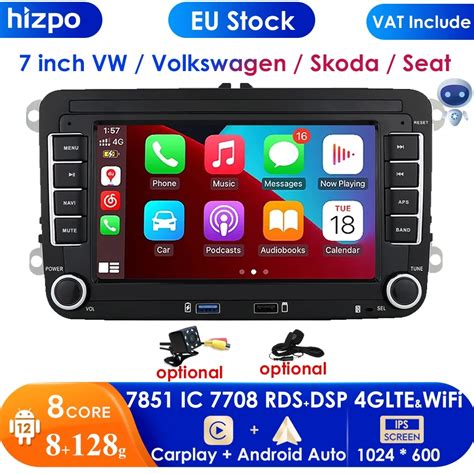 7inch 2 Din Android Car Radio Gps For Vw Volkswagen Skoda Octavia