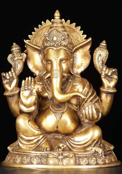 TELUGU WEB WORLD: BRONZE LORD GANESH STATUE