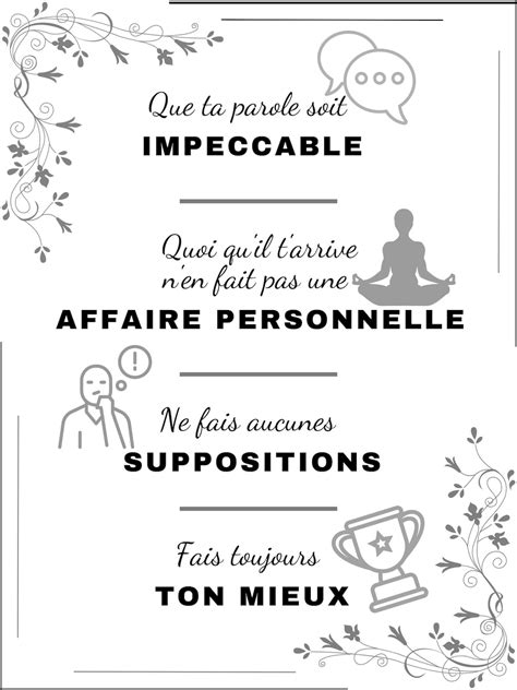 Accords Tolt Ques Affiche Citation Bonheur Bien Tre Etsy France