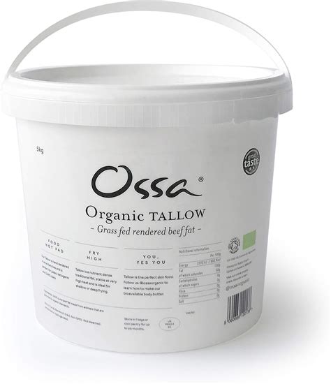 Ossa Organic Ghee And Tallow Traditional Beef Fat Or Beef Dripping