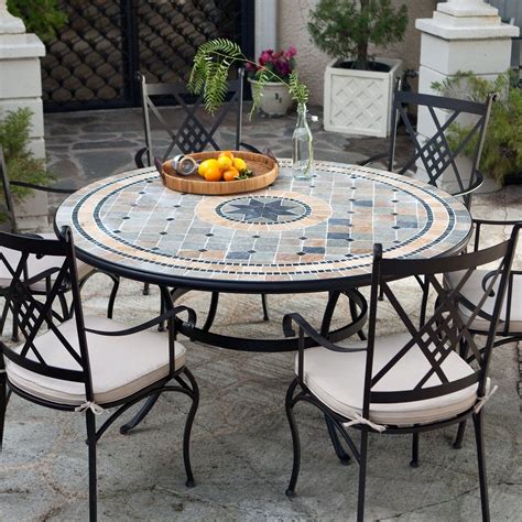 Round Mosaic Outdoor Dining Table Ricetta Ed Ingredienti Dei Foodblogger Italiani