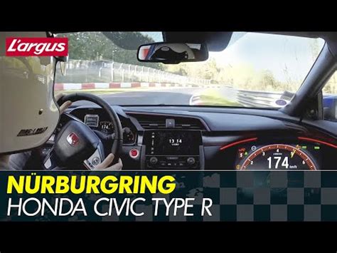 Vid O Honda Civic Type R Nurburgring Hot Lap On Board L Argus