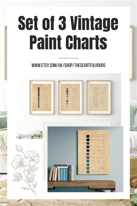 Vintage Paint Charts Colors Of Nature