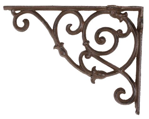 iron ornate decorative shelf bracket — MUSEUM OUTLETS