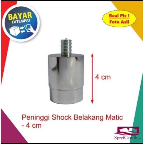 Jual Peninggi Sok Shock Belakang Matic Beat Fi Karbu Street Vario