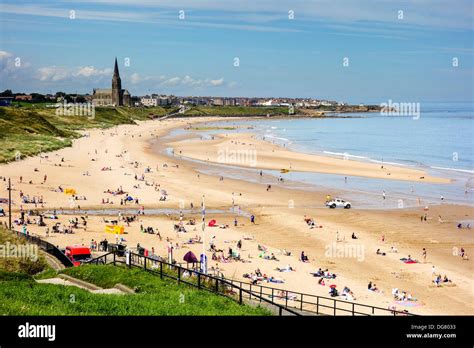 Longsands Beach, Tynemouth in summer Stock Photo: 61641303 - Alamy