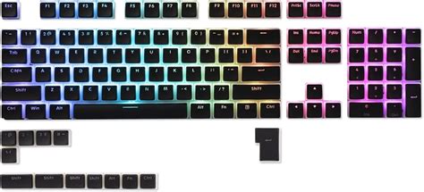 Ltc Lavacaps Pbt Double Shot Key Pudding Keycaps Set Translucent