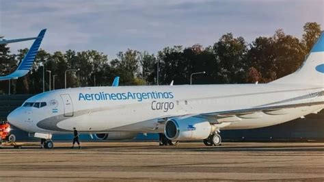 Ezeiza Aerolíneas Argentinas Presentó Su Primer Avión De Carga