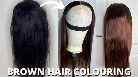 Black To Brown Hair Color Tutorial Bleach And Style YouTube