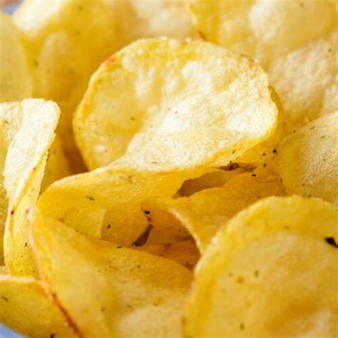 Chips De Batata De Micro Ondas Saborosos