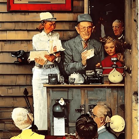 Norman Rockwell Paintings Creative Fabrica