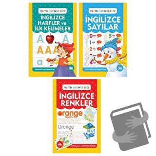 İngilizce Harfler Sayılar ve Renkler Seti 3 Kitap Takım Kolektif H