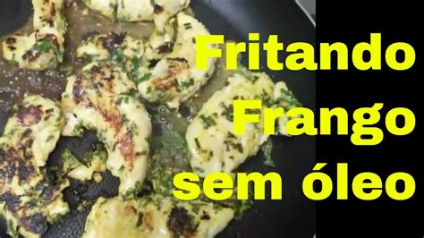 Como Fritar Frango sem óleo Culinária Saudável YouTube