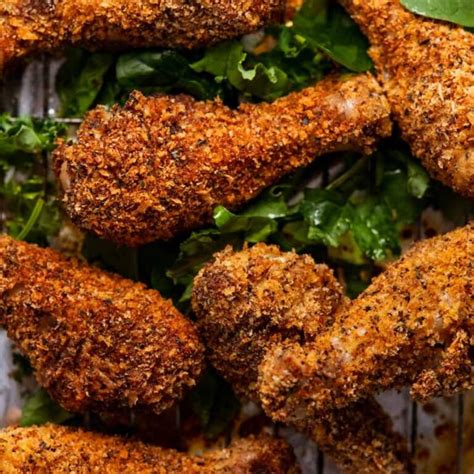 Crunchy Crumbed Chicken Drumsticks Recipe Recipes