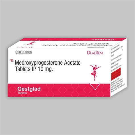 Medroxyprogesterone Acetate Tablet 10 Mg Packaging Type Box At Rs 80