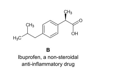 Solved Ibuprofen A Non Steroidal Anti Inflammatory Drugd Chegg