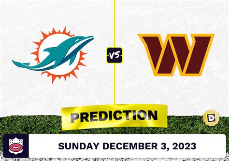 Miami Dolphins Vs Washington Commanders Prediction Nfl Week 13 Odds