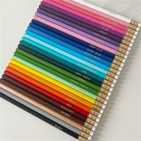 Custom 50 Personalized Pencils Bulk Order Promotional - Etsy