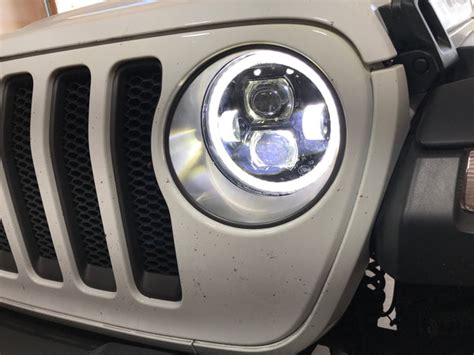 TRUE 9 inch DRL Halo LED HEADLIGHTS FOR JEEP WRANGLER/Gladiator 2018 2 ...