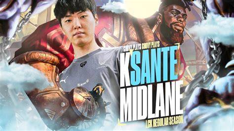 K SANTE MID IN THE LCK GENG VS HLE CAEDREL YouTube