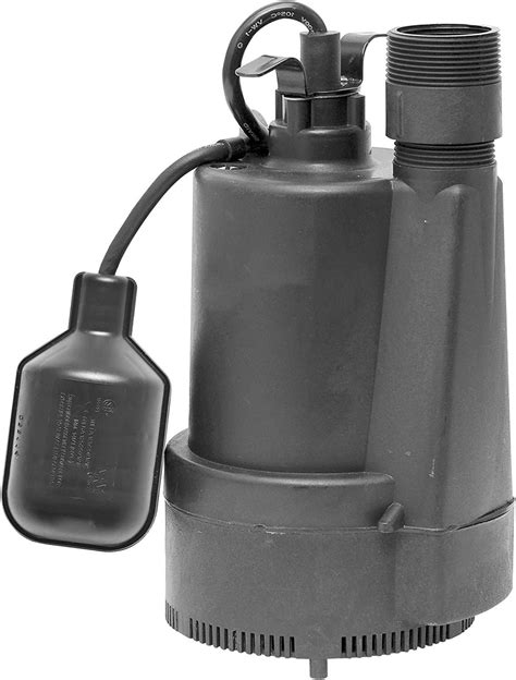 Thermoplastic Submersible Sump Pump With Tethered Float Switch Amazon